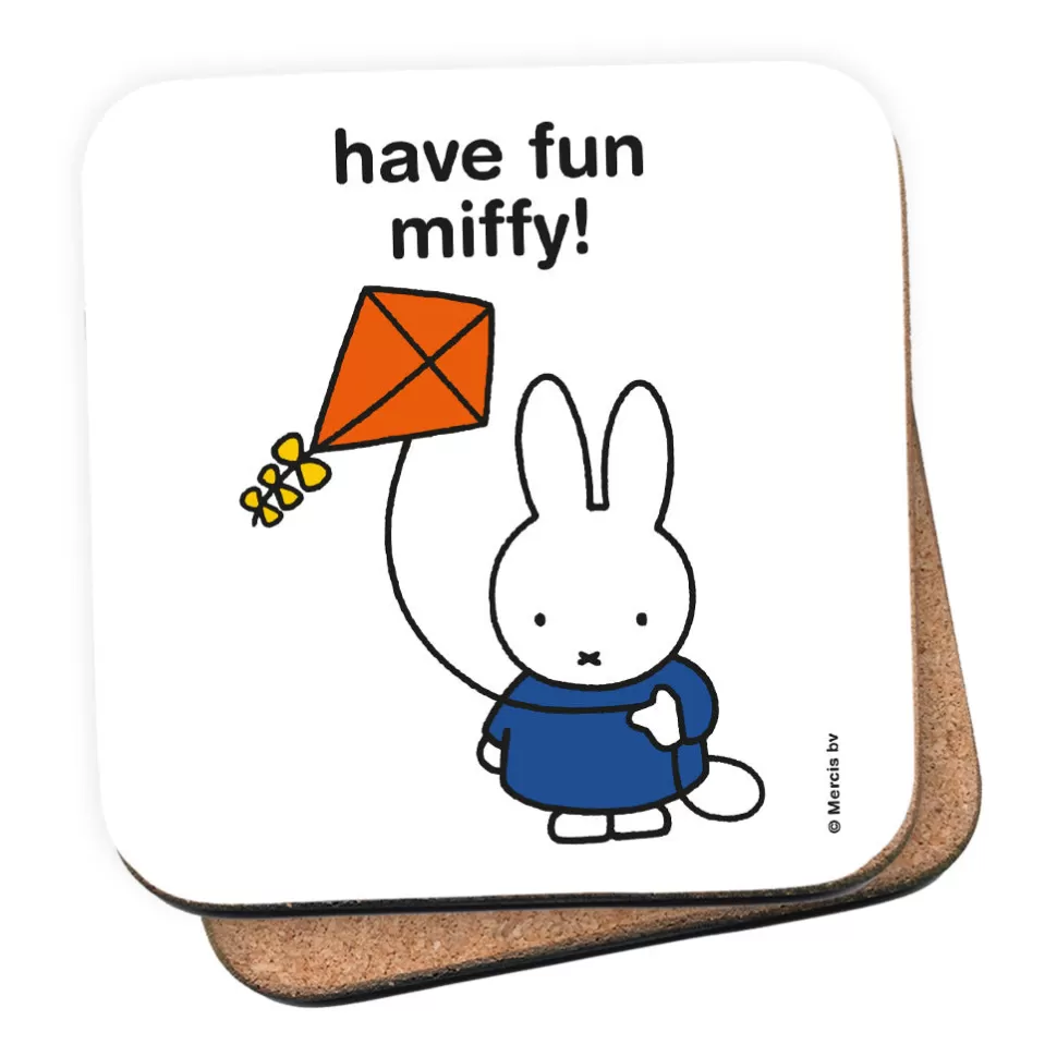 Fashion Miffy Have Fun ! Personalised Coaster