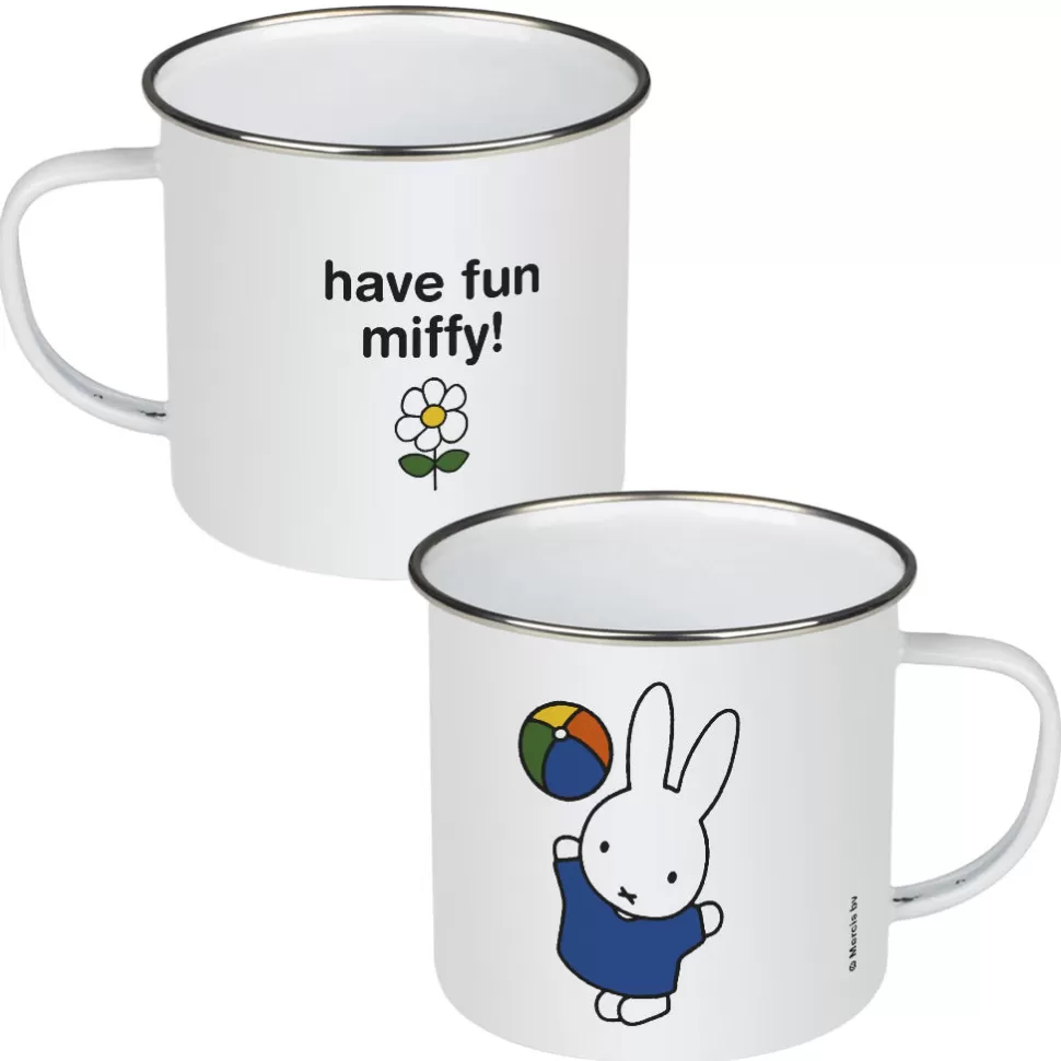 Shop Miffy Have Fun ! Personalised Enamel Mug