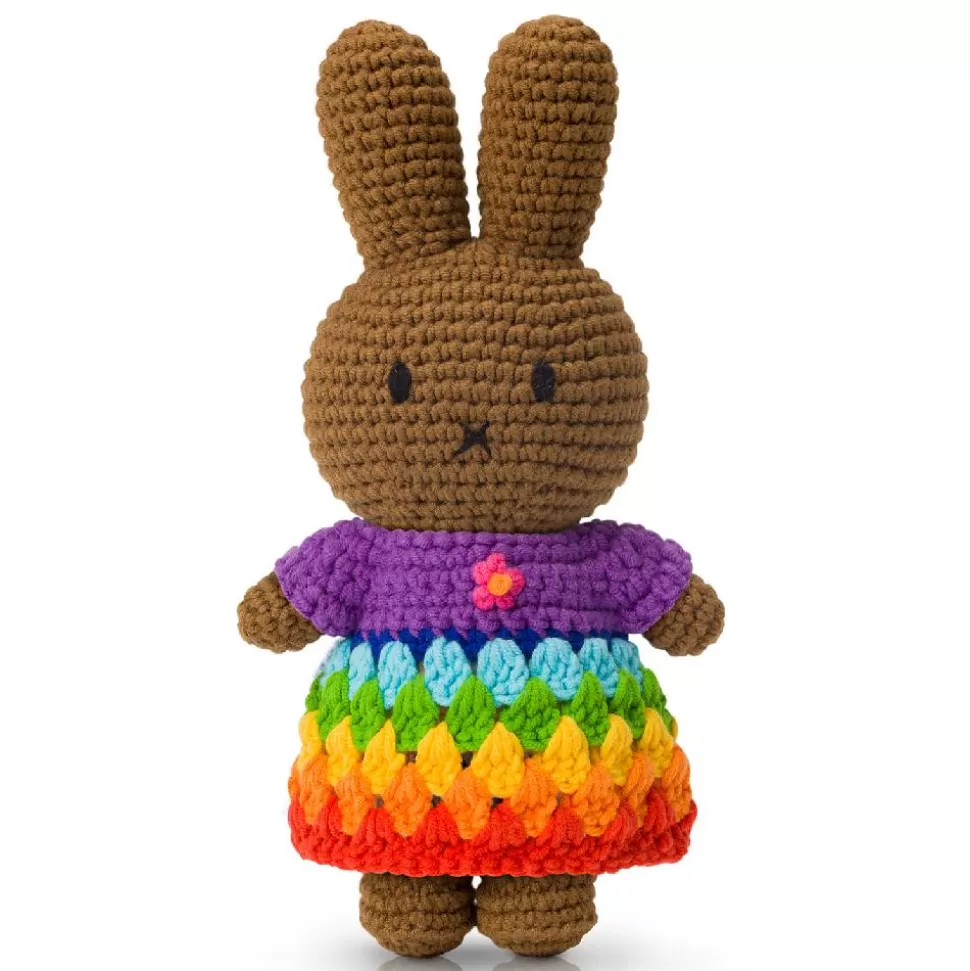 Best Sale Miffy Melanie Handmade And Her Bright Rainbow Dress