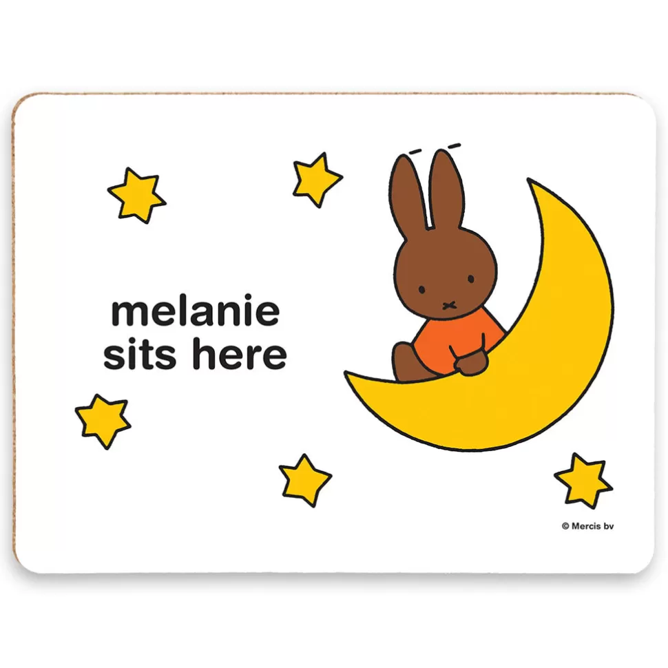 Shop Miffy Melanie Sits Here Personalised Placemat