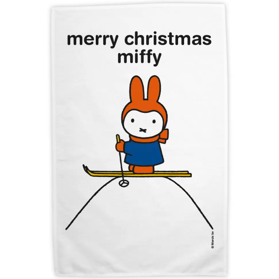 Shop Miffy Merry Christmas Personalised Tea Towel