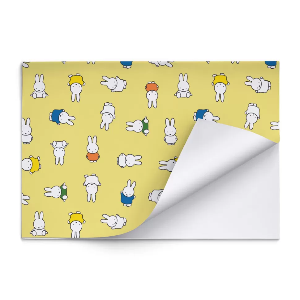 Cheap Miffy All Over Yellow Gift Wrap