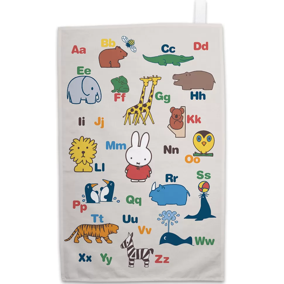 Flash Sale Miffy Alphabet Tea Towel