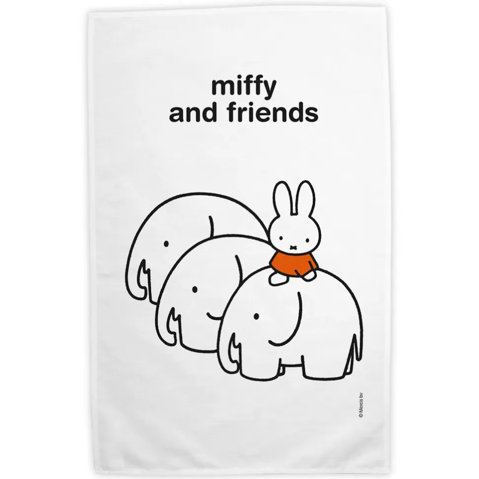 Best Sale Miffy And Friends Personalised Tea Towel