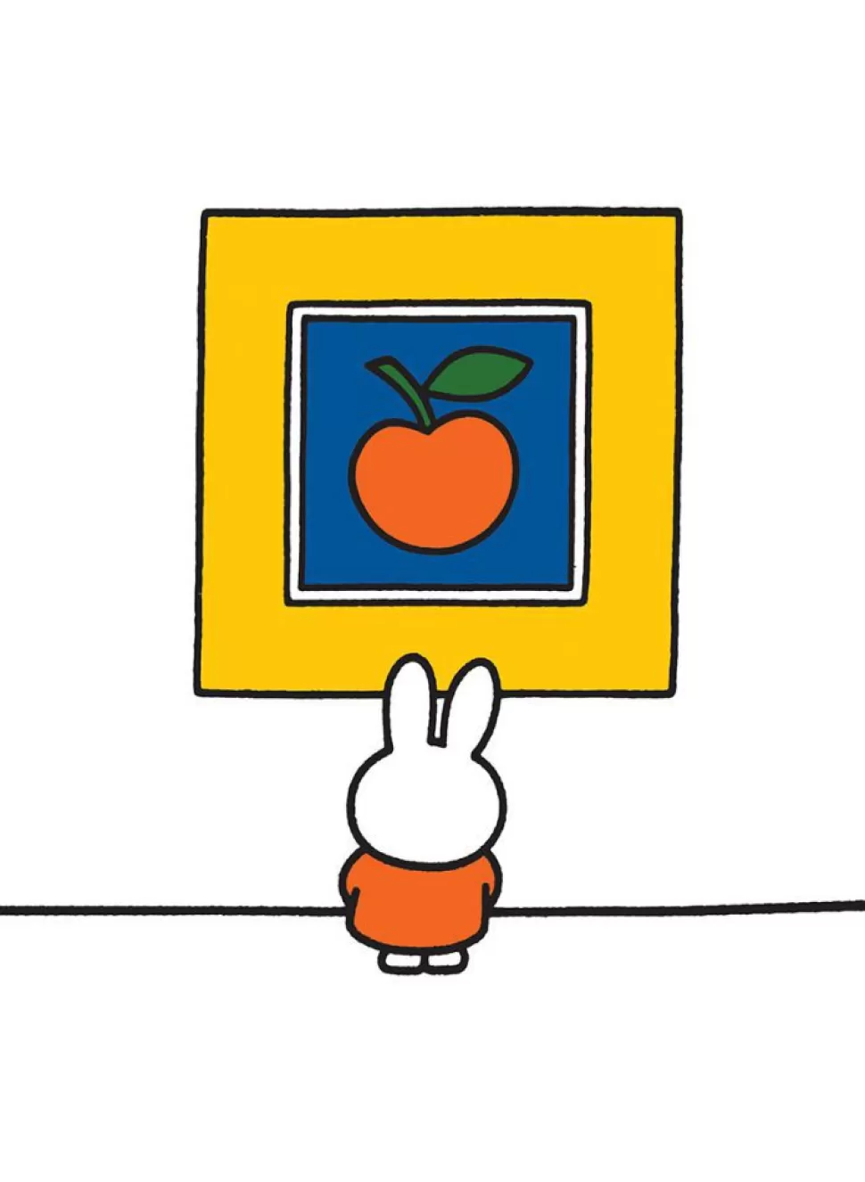 Discount Miffy Apple Art Mini Poster