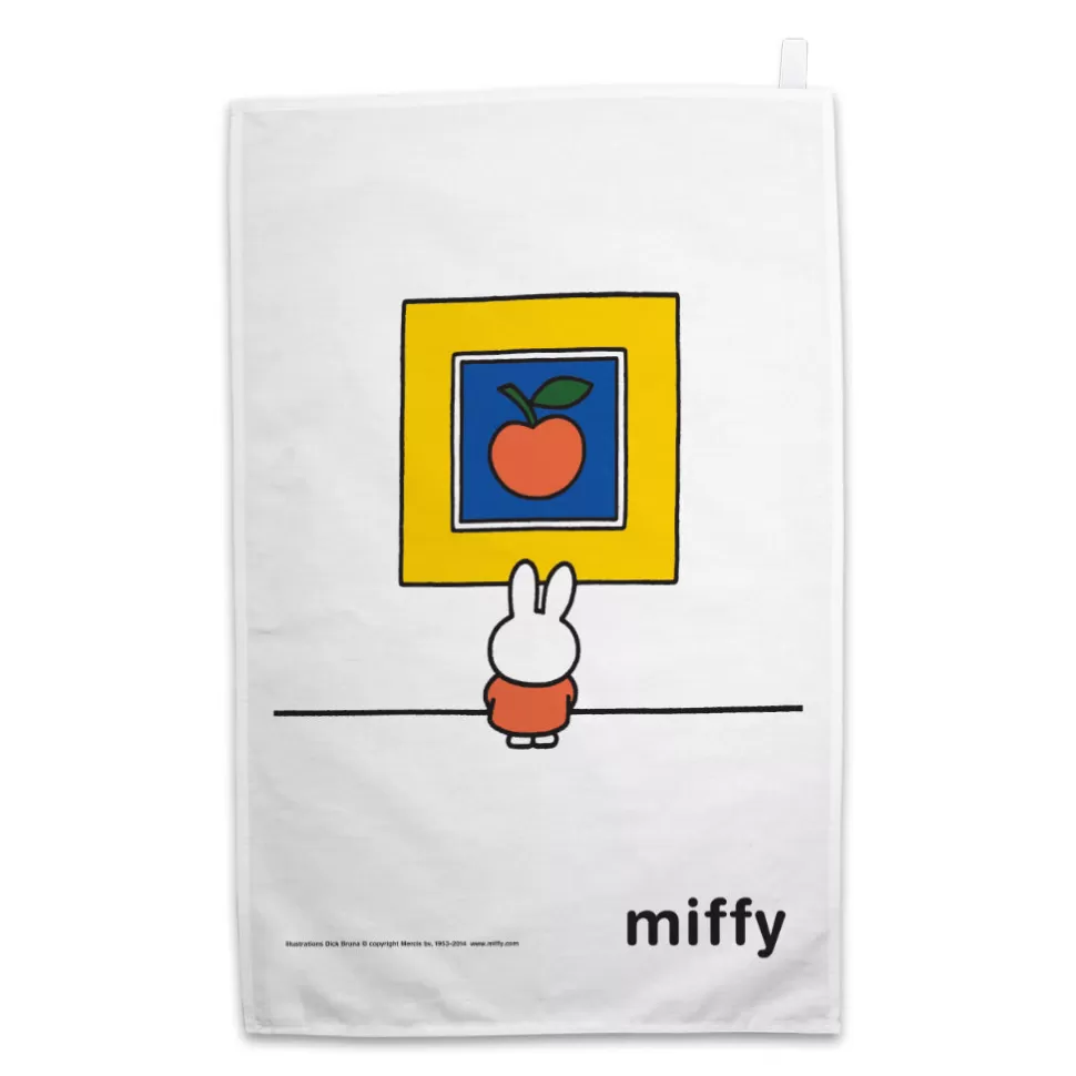 Fashion Miffy Apple Art Tea Towel