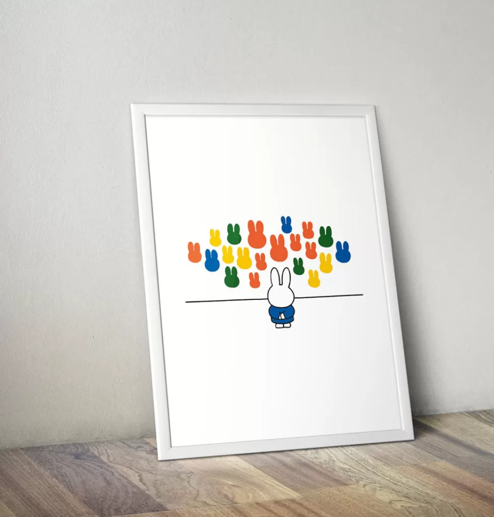 Shop Miffy At An Art Gallery Framed Mini Poster