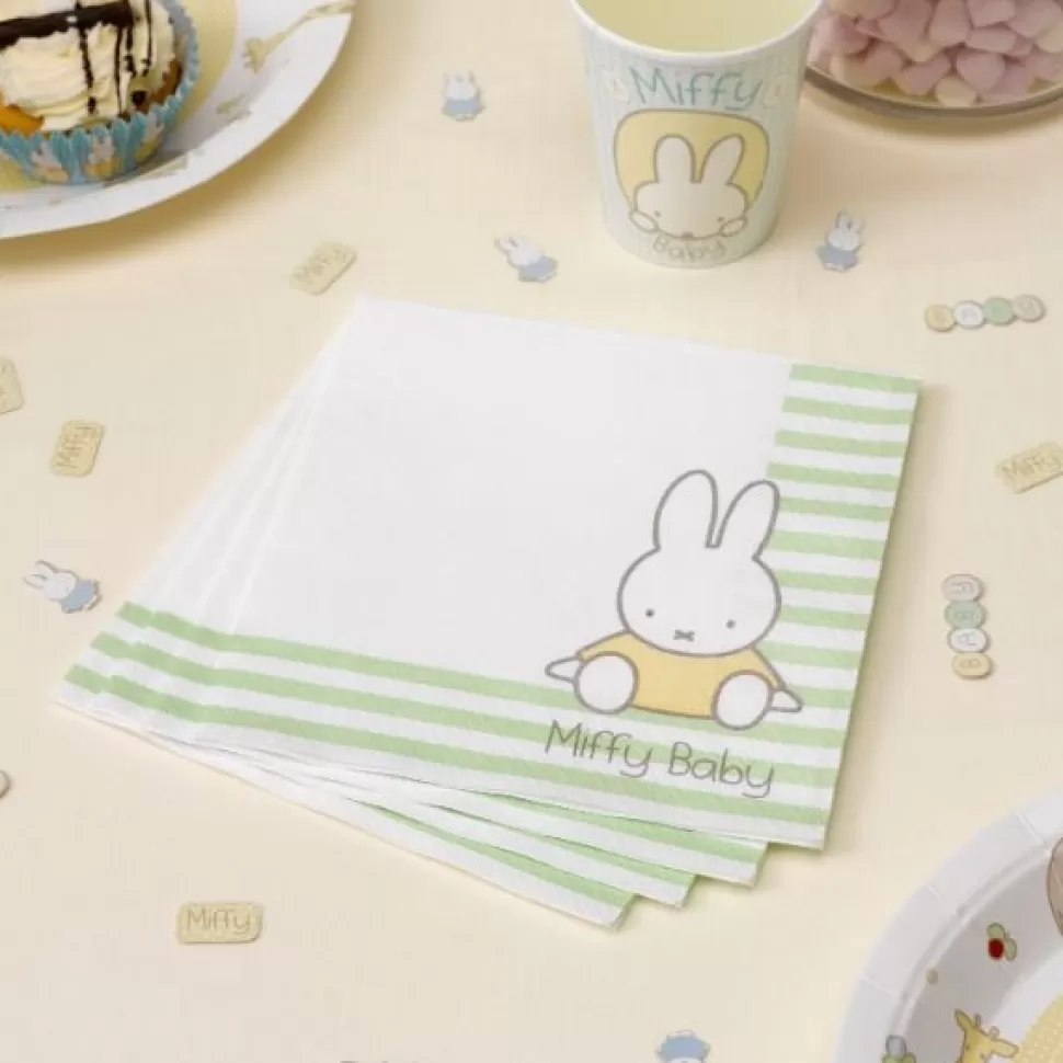 Fashion Miffy Baby Napkins - 16 Pack