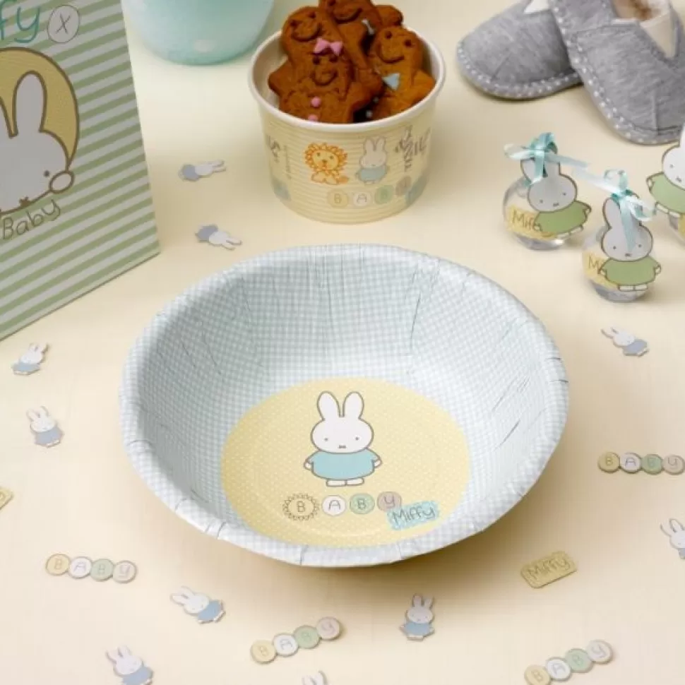 Sale Miffy Baby Party Bowls - 8 Pack