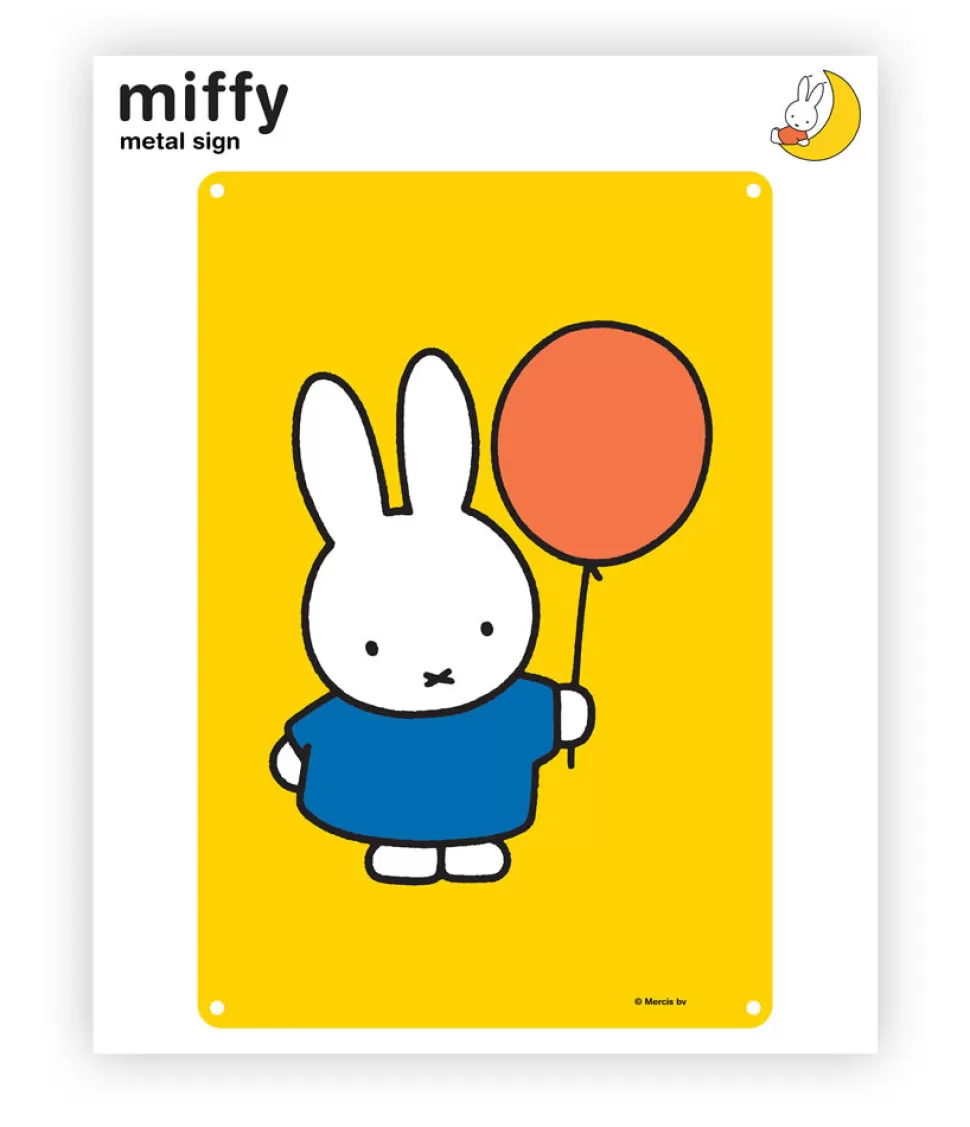 Outlet Miffy Balloon Metal Sign