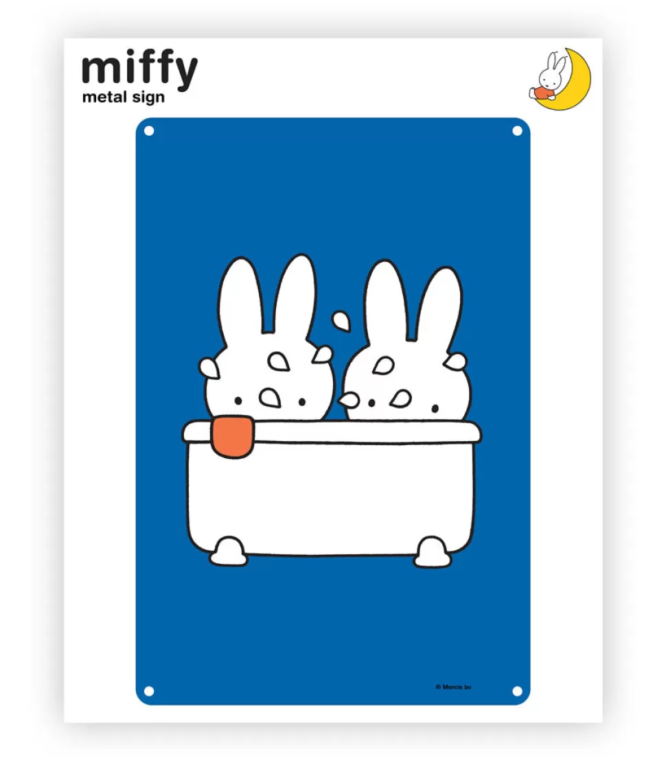 Sale Miffy Bath Metal Sign