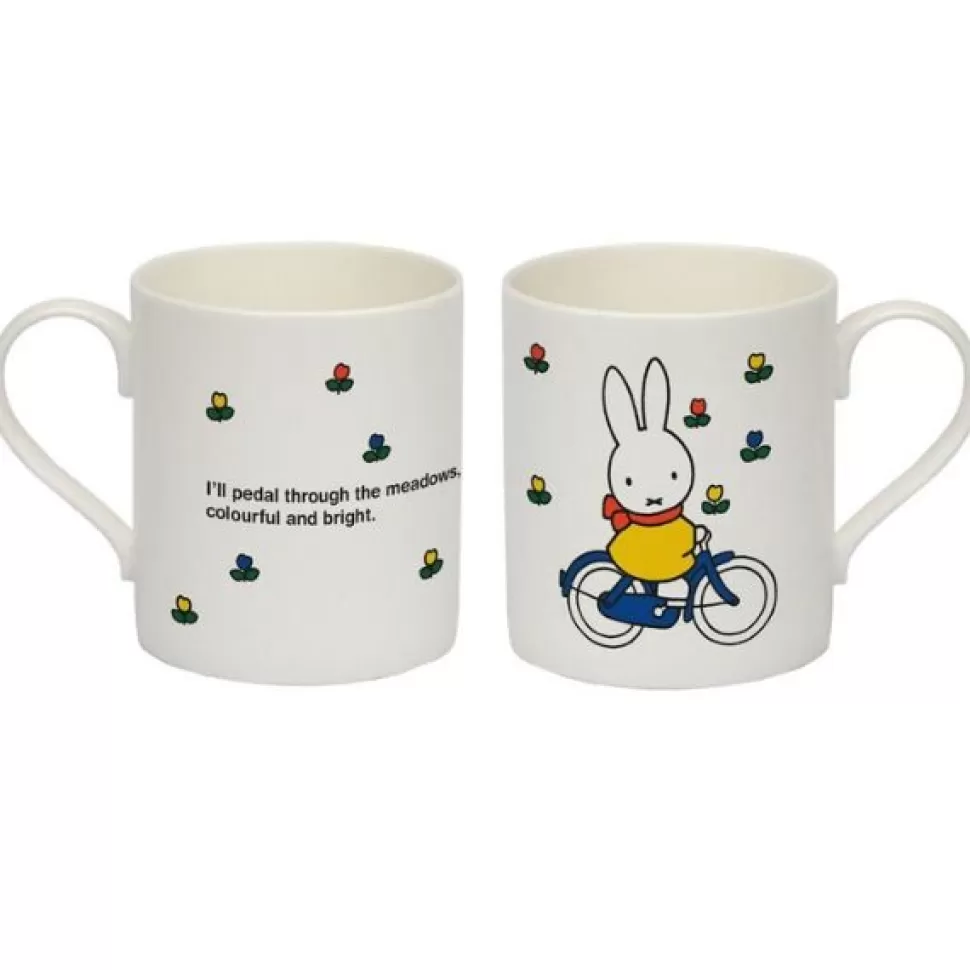 Cheap Miffy Bicycle Bone China Mug