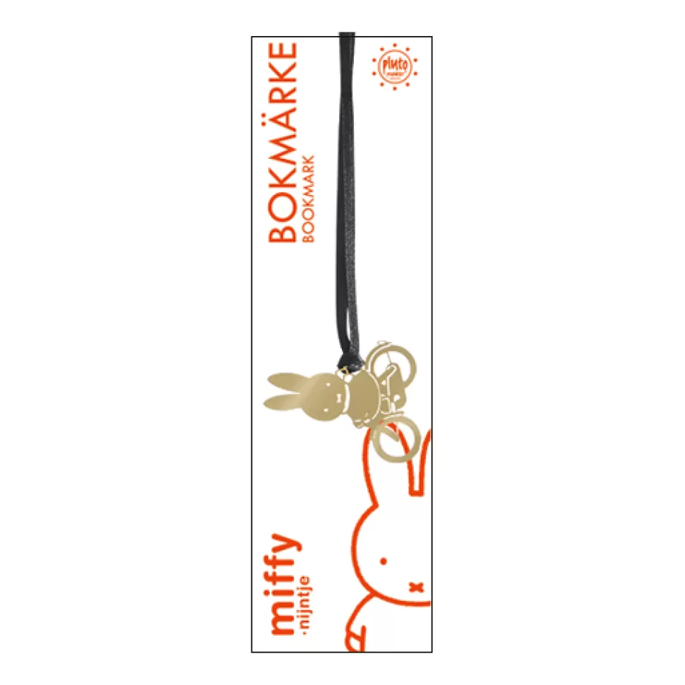 New Miffy Bicycle Bookmark Gold