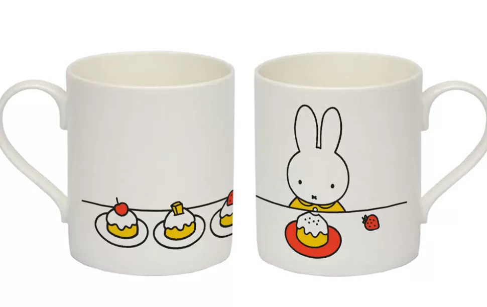 Fashion Miffy Cakes Bone China Mug