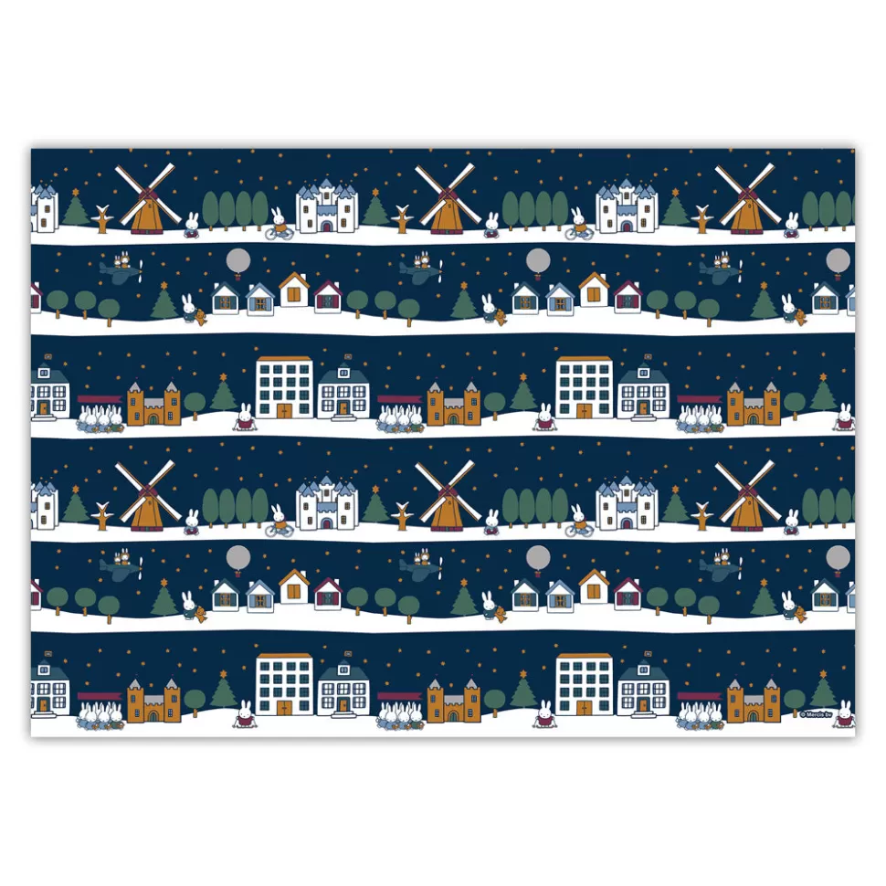 Shop Miffy Christmas Scenes Gift Wrap