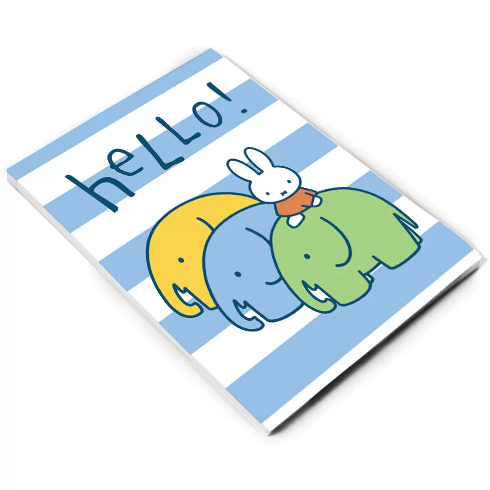 Cheap Miffy Elephants A6 Notepad