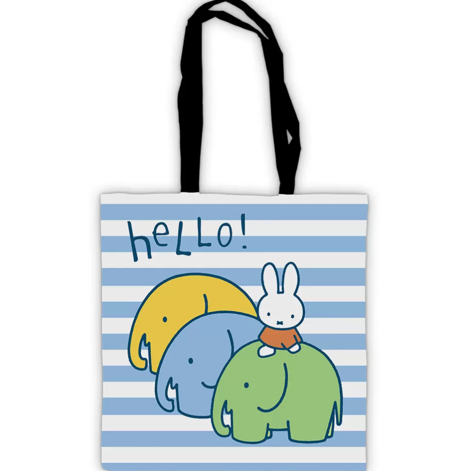 Flash Sale Miffy Elephants Edge To Edge Tote Bag