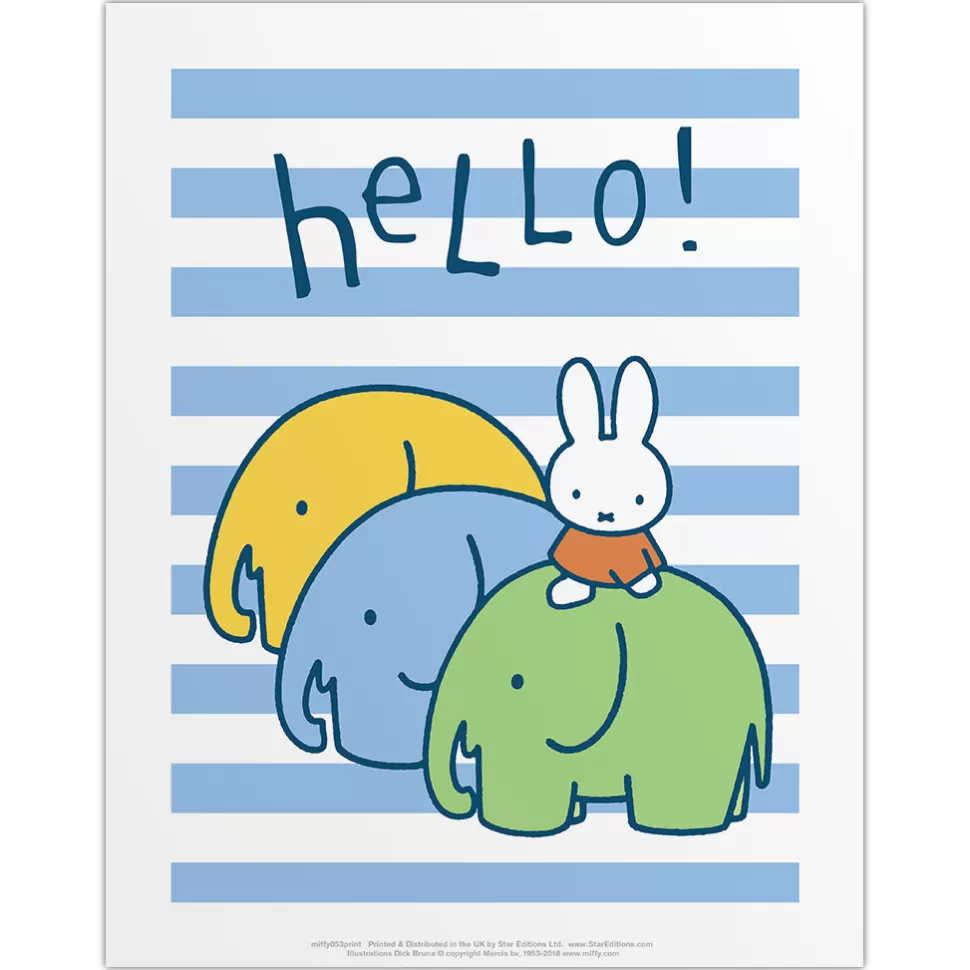 Cheap Miffy Elephants Mini Poster