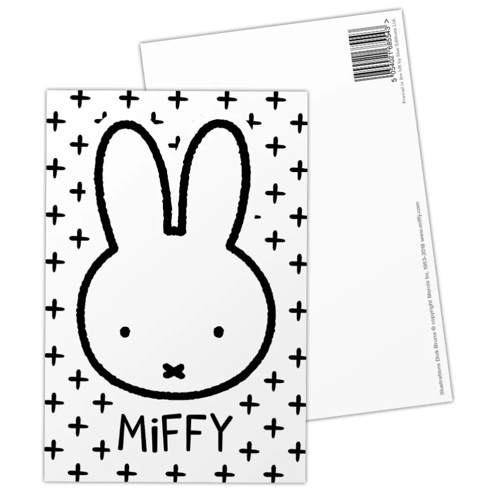 Best Sale Miffy Face Postcard