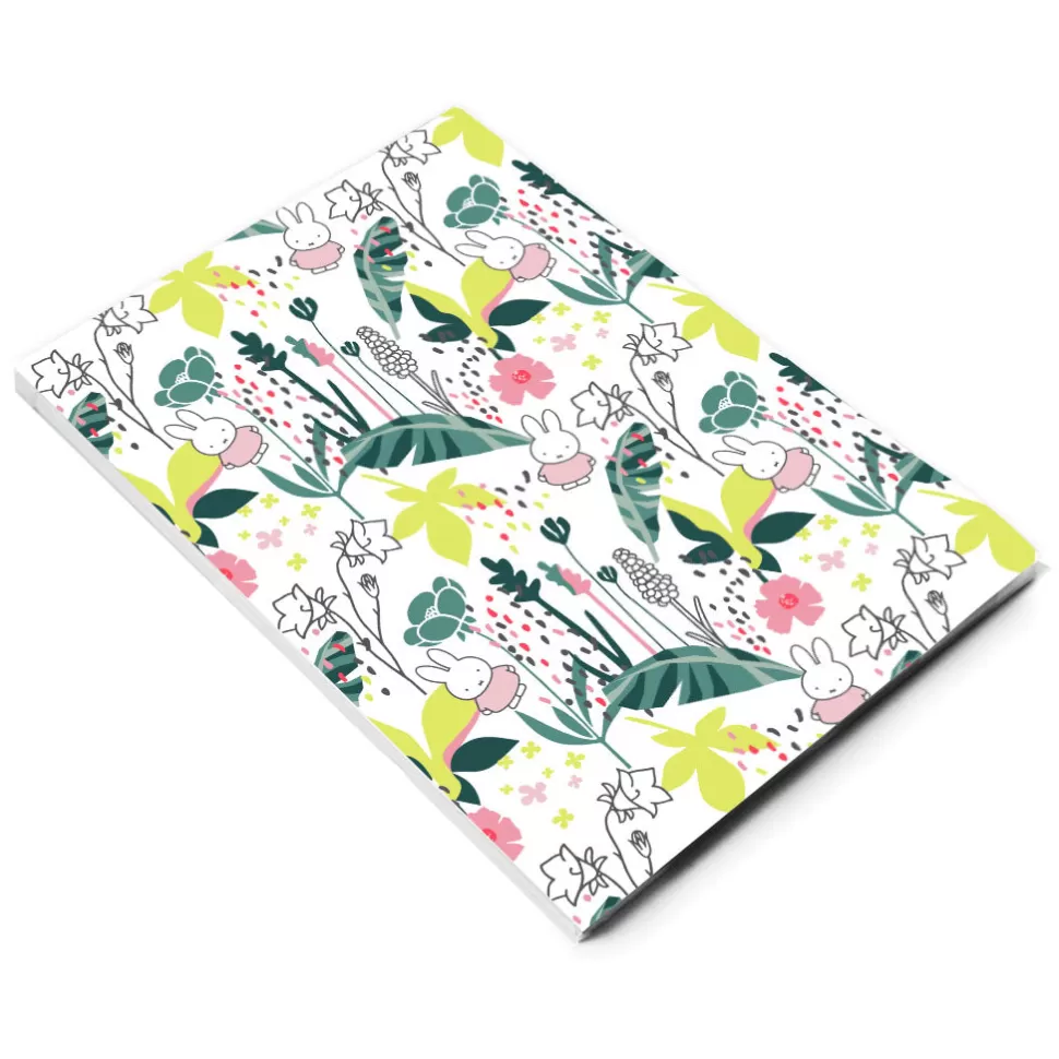 Best Sale Miffy Floral Expression Pattern A5 Notepad