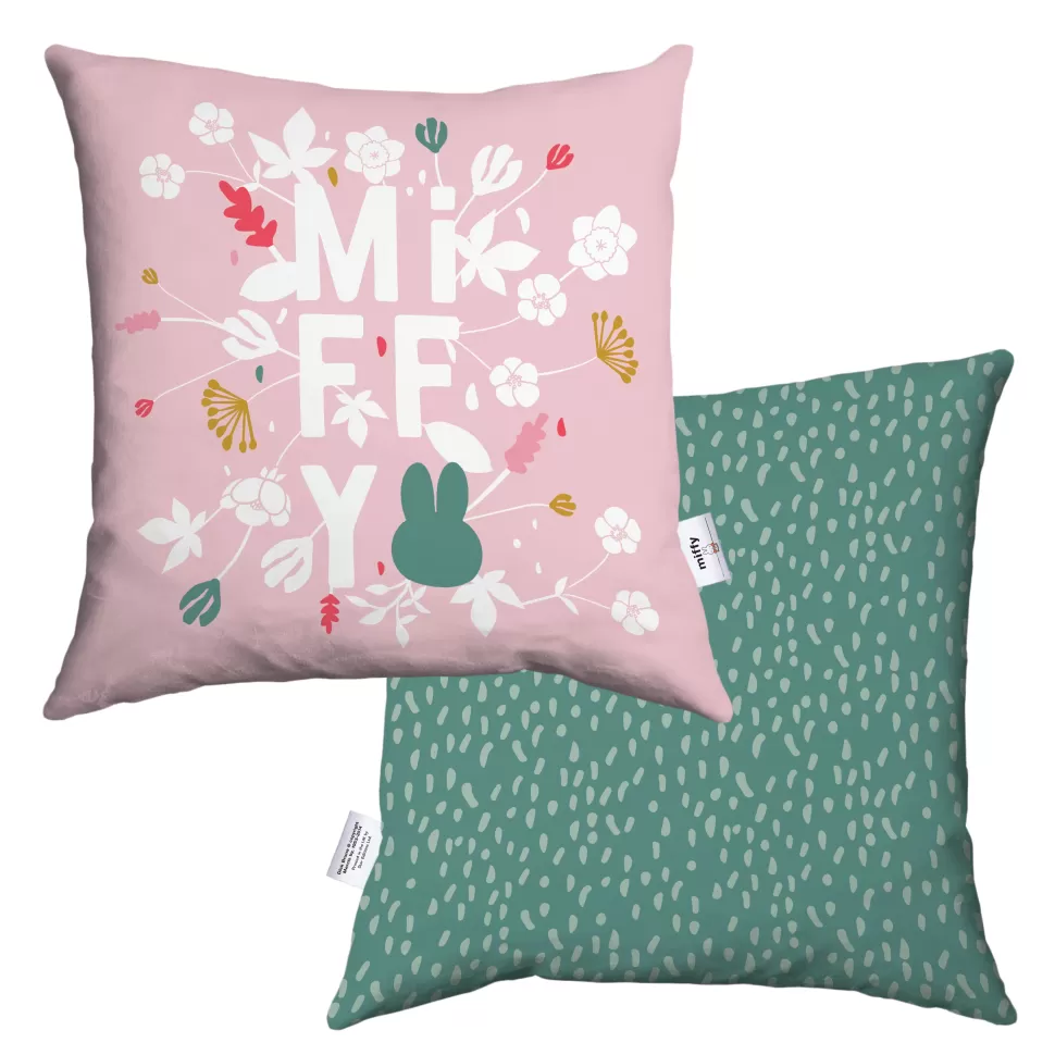 Cheap Miffy Floral Expression Pink Cushion