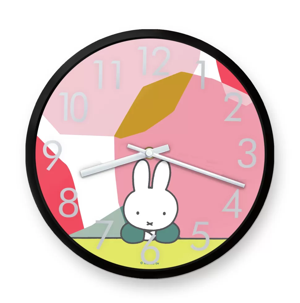 Discount Miffy Floral Expression Pose Clock