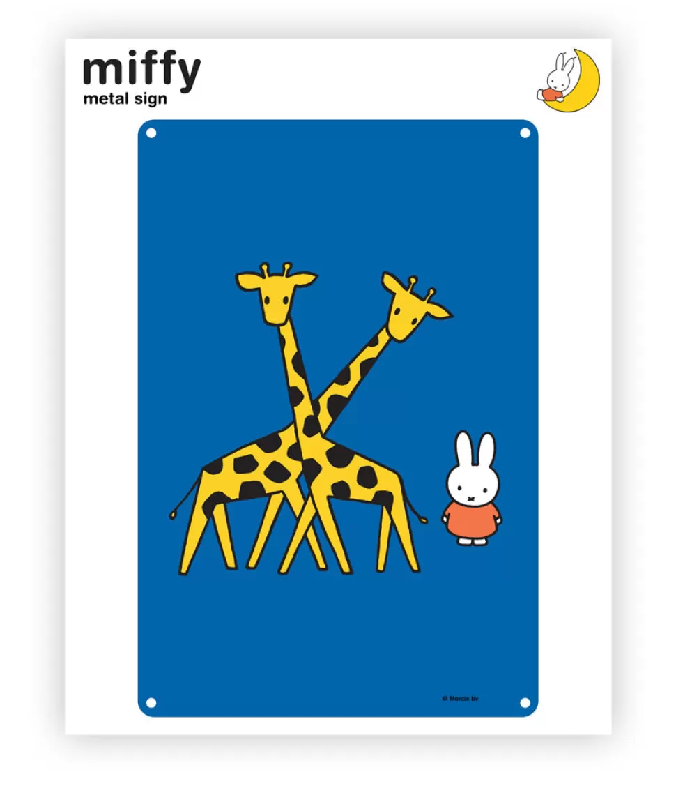 Shop Miffy Giraffes Metal Sign