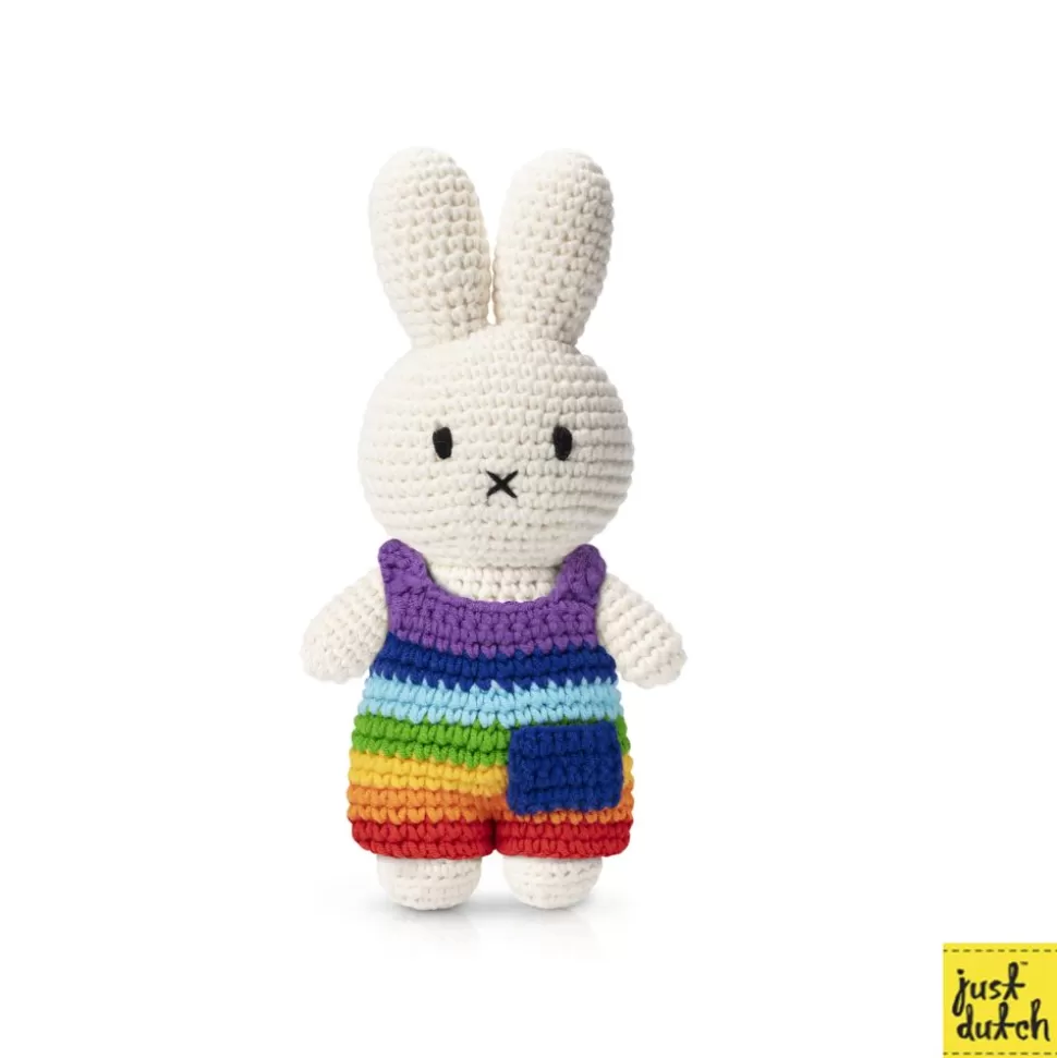 Clearance Miffy Handmade And Her Bright Rainbow Overalls