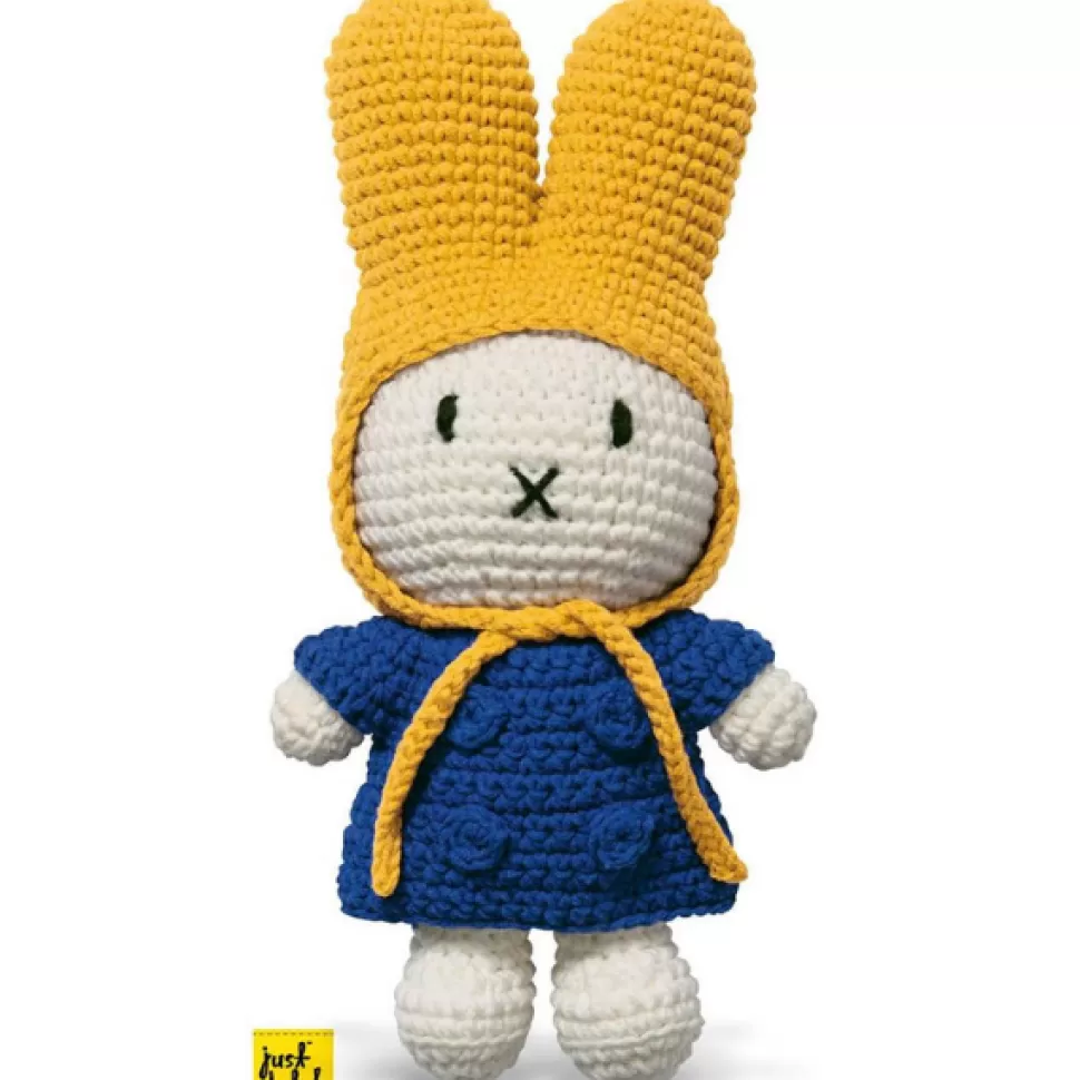 Sale Miffy Handmade Crochet And Her Blue Jacket And Yellow Hood