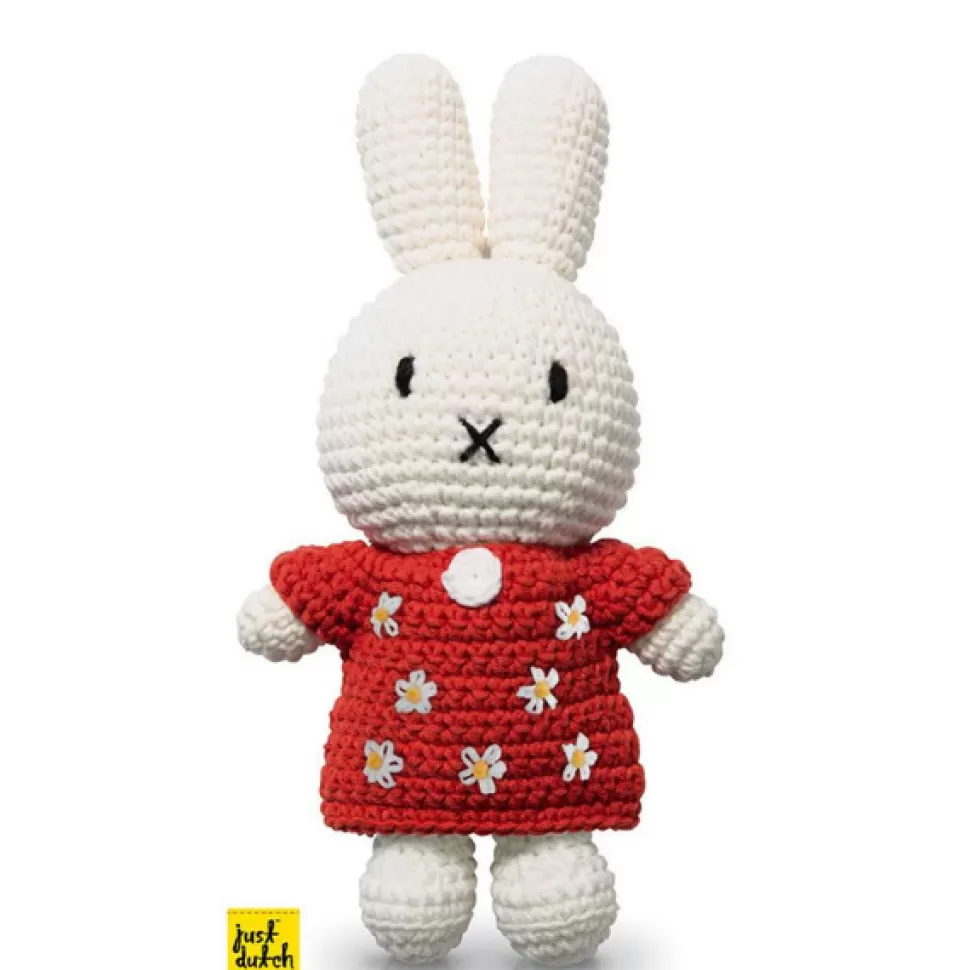 Best Miffy Handmade Crochet And Her Handmade Red Floral Dress