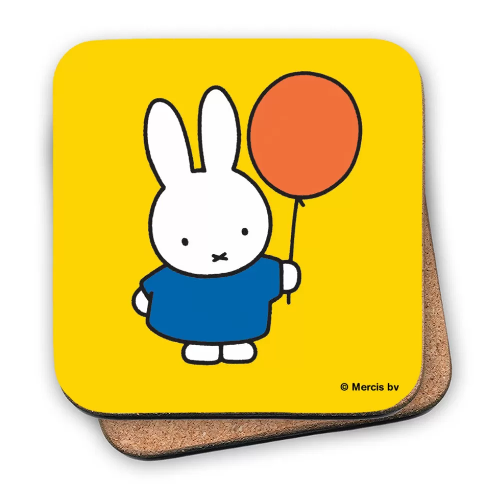 Outlet Miffy Holding A Balloon Cork Coaster