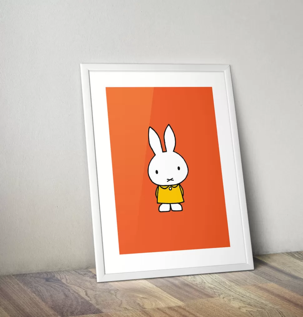 Online Miffy In A Yellow Dress Framed Mini Poster