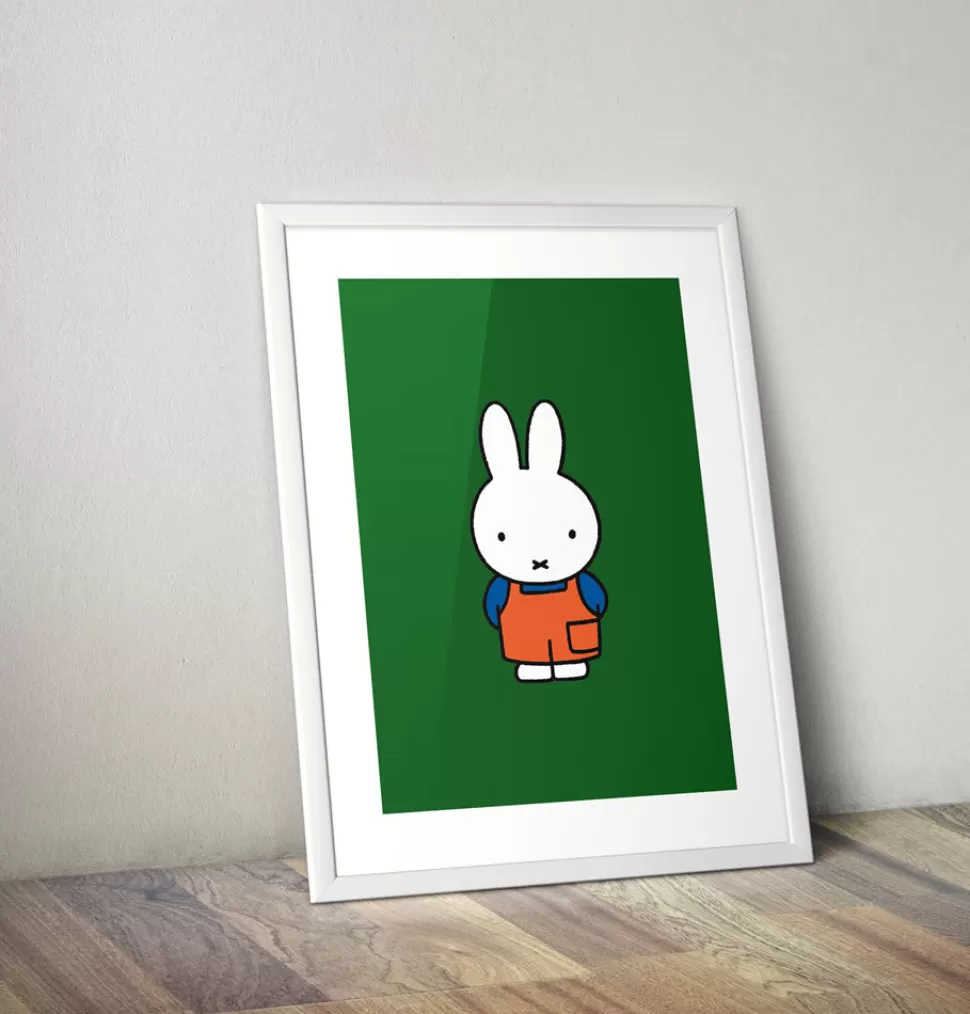 New Miffy In Dungarees Framed Mini Poster