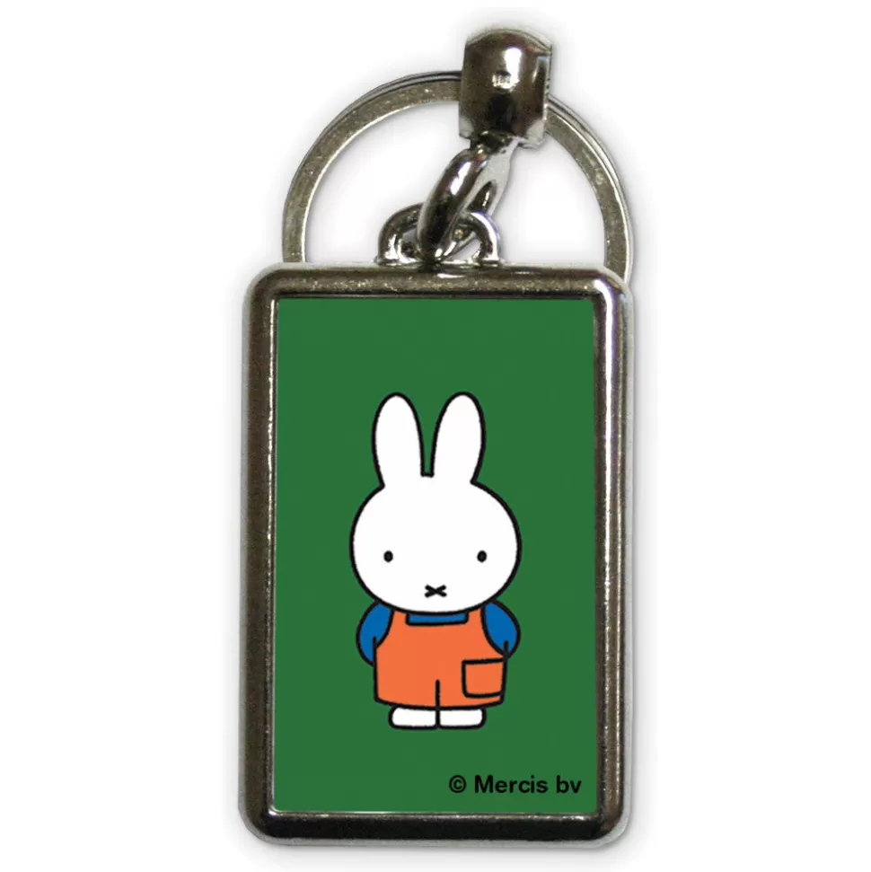 Cheap Miffy In Dungarees Metal Keyring