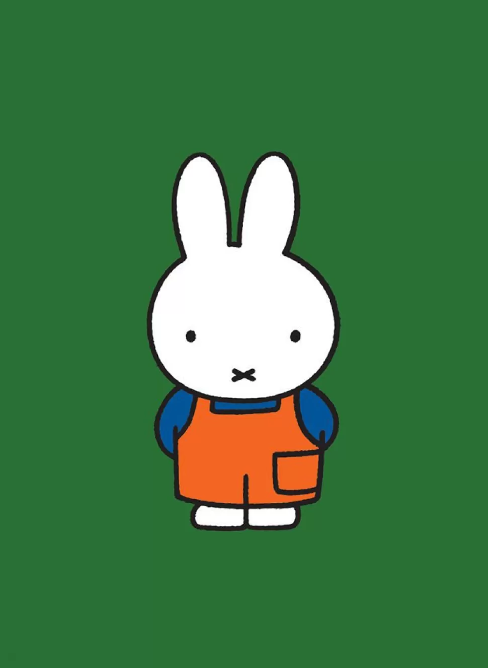 Hot Miffy In Dungarees Mini Poster