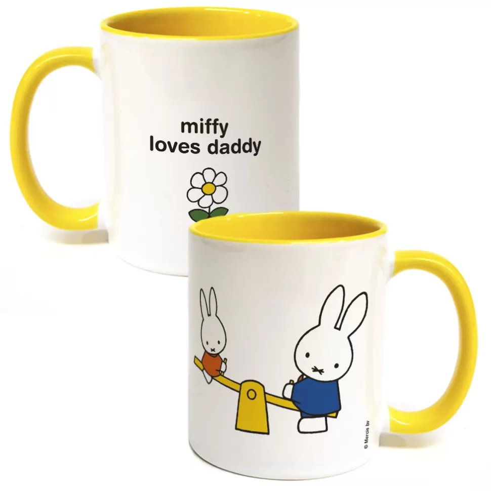 Flash Sale Miffy Loves Daddy Personalised Coloured Insert Mug