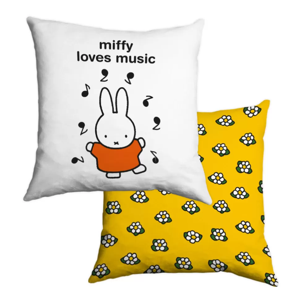 Best Sale Miffy Loves Music Personalised Cushion