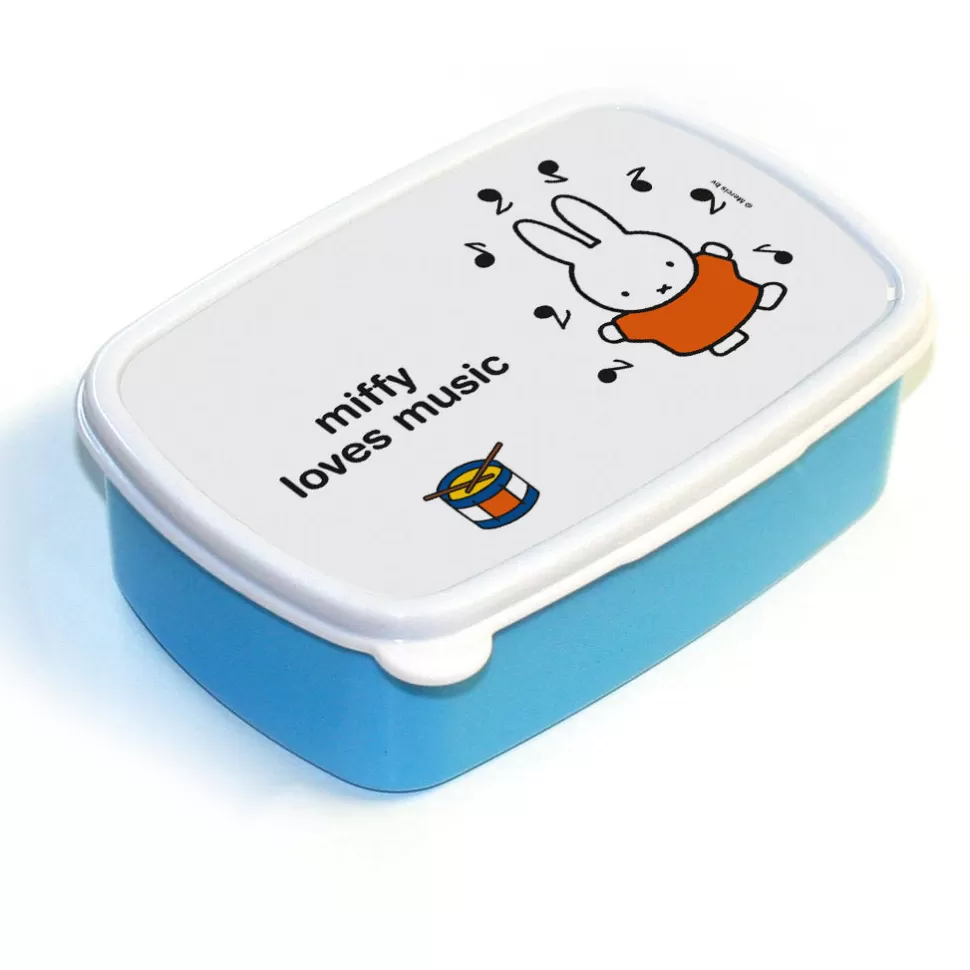 Clearance Miffy Loves Music Personalised Lunchbox