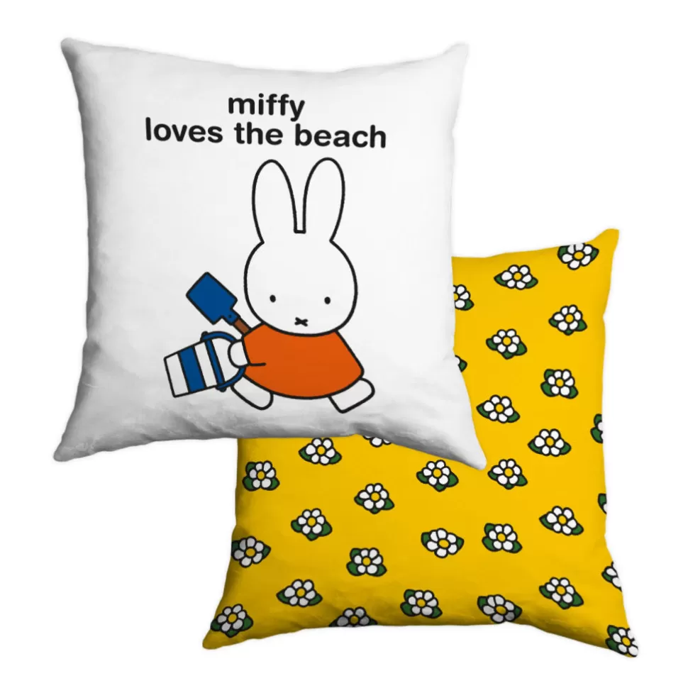 Best Miffy Loves The Beach Personalised Cushion