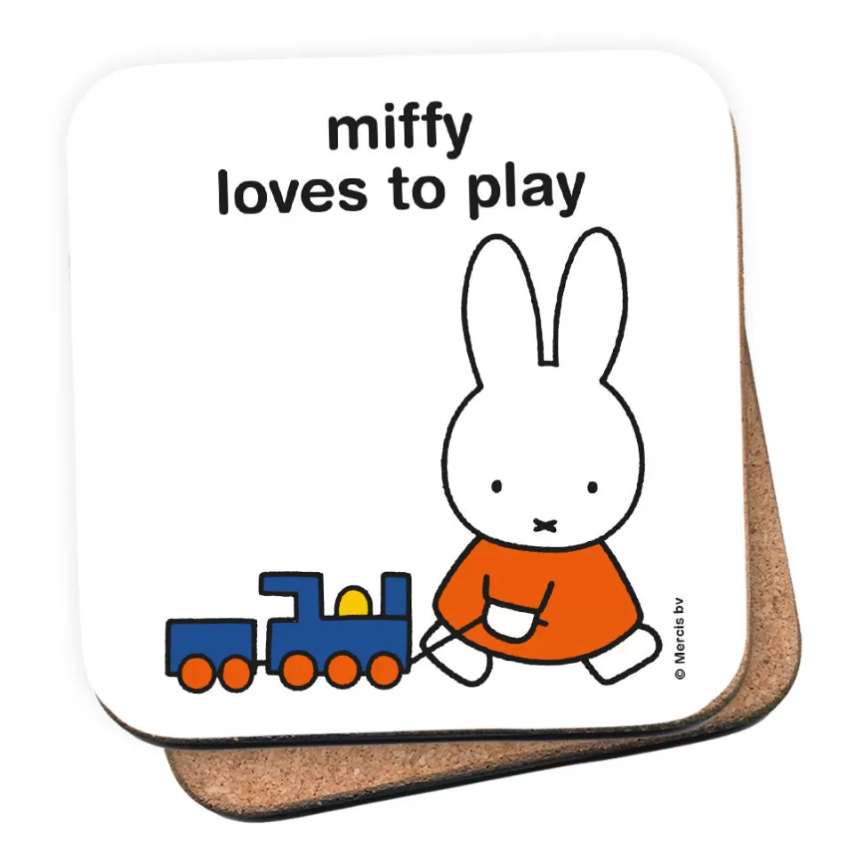 Best Miffy Loves To Play Personalised Coaster