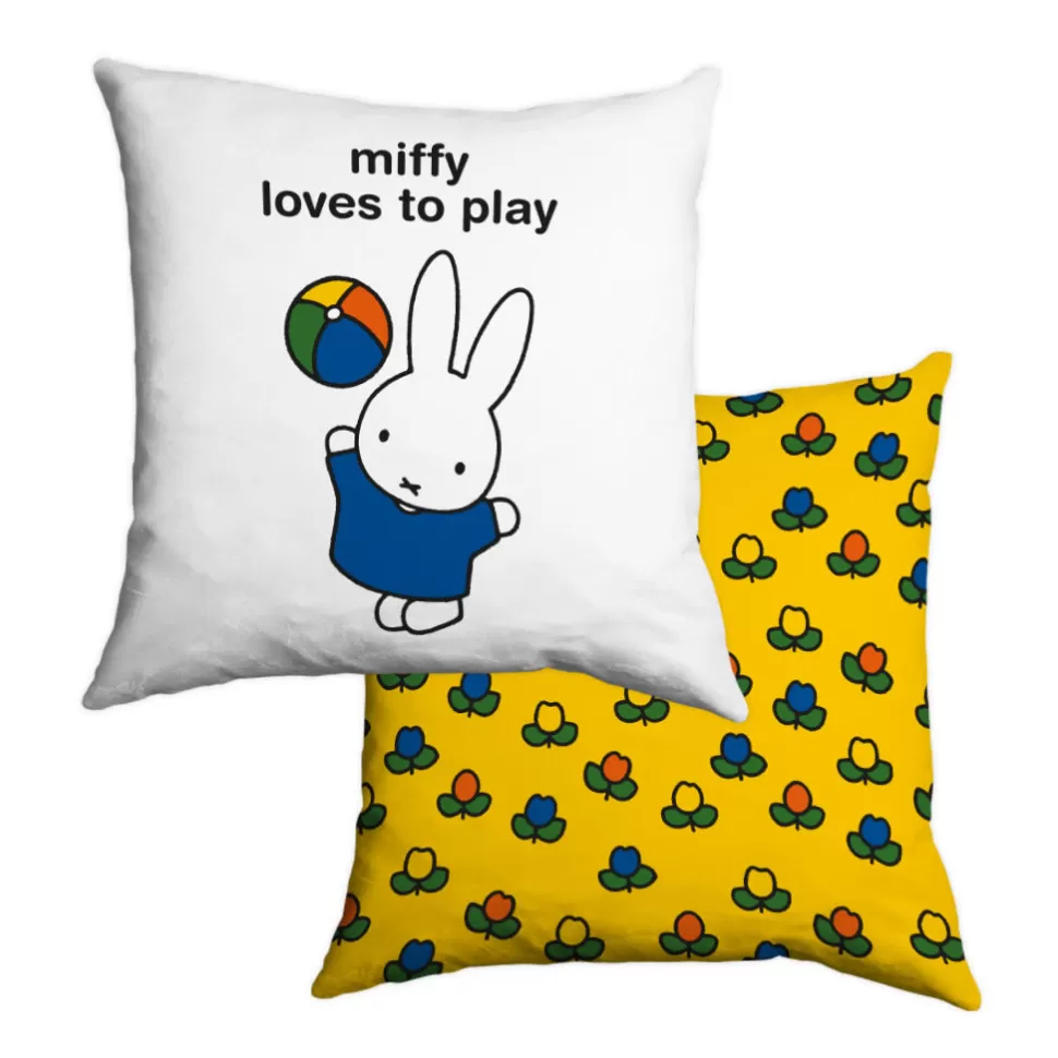 Best Miffy Loves To Play Personalised Cushion