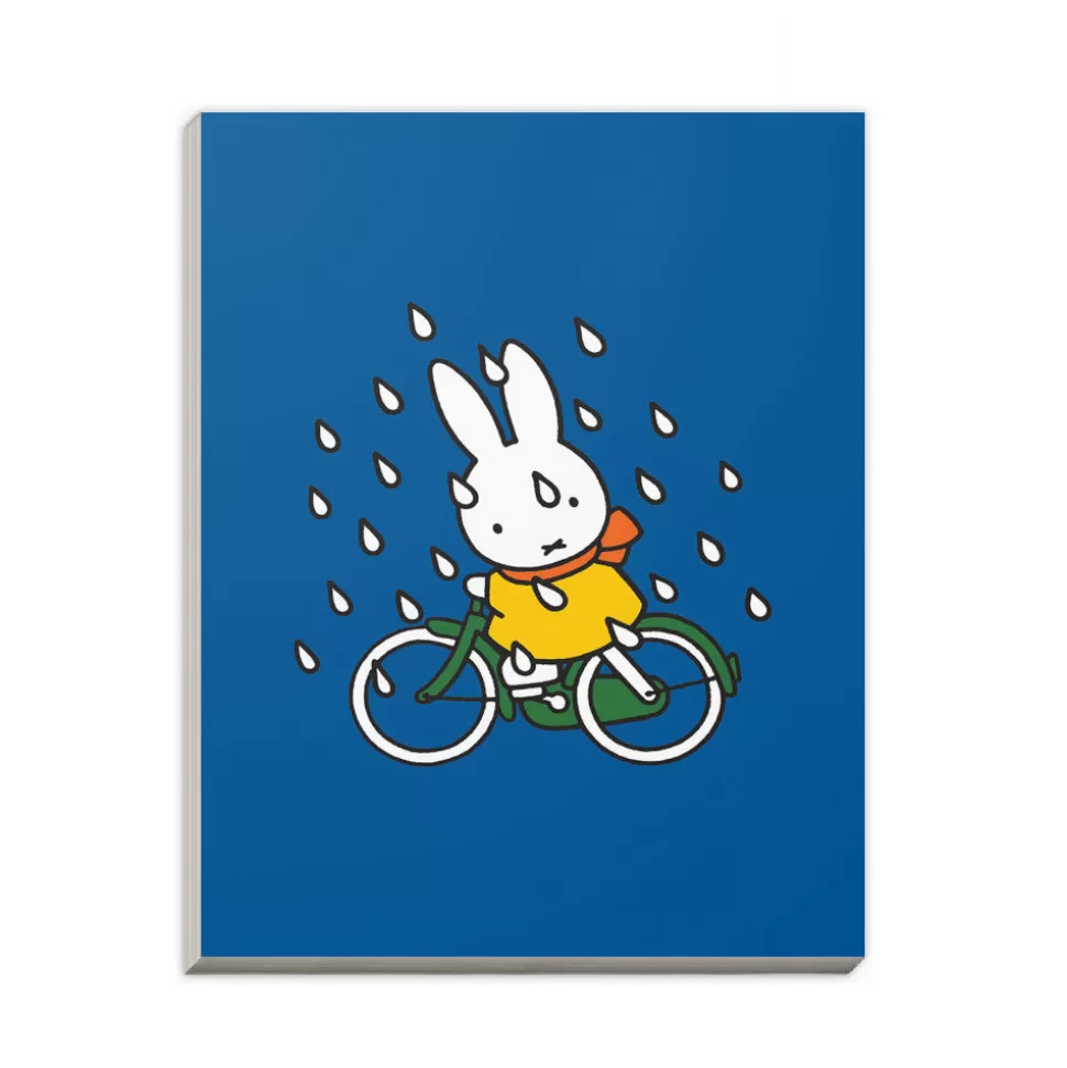 Discount Miffy On Her Bike In The Rain A6 Notepad