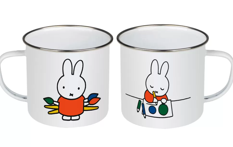 Sale Miffy Painting Enamel Mug