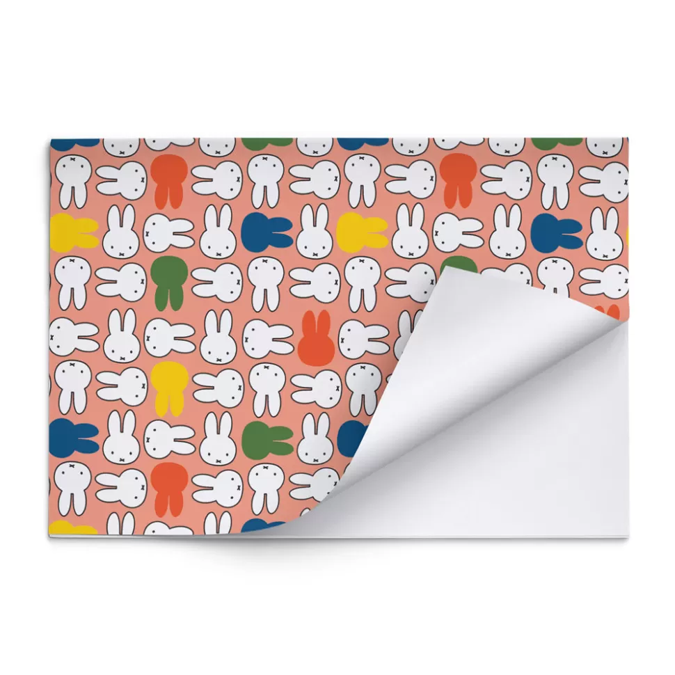 New Miffy Pink Faces Gift Wrap