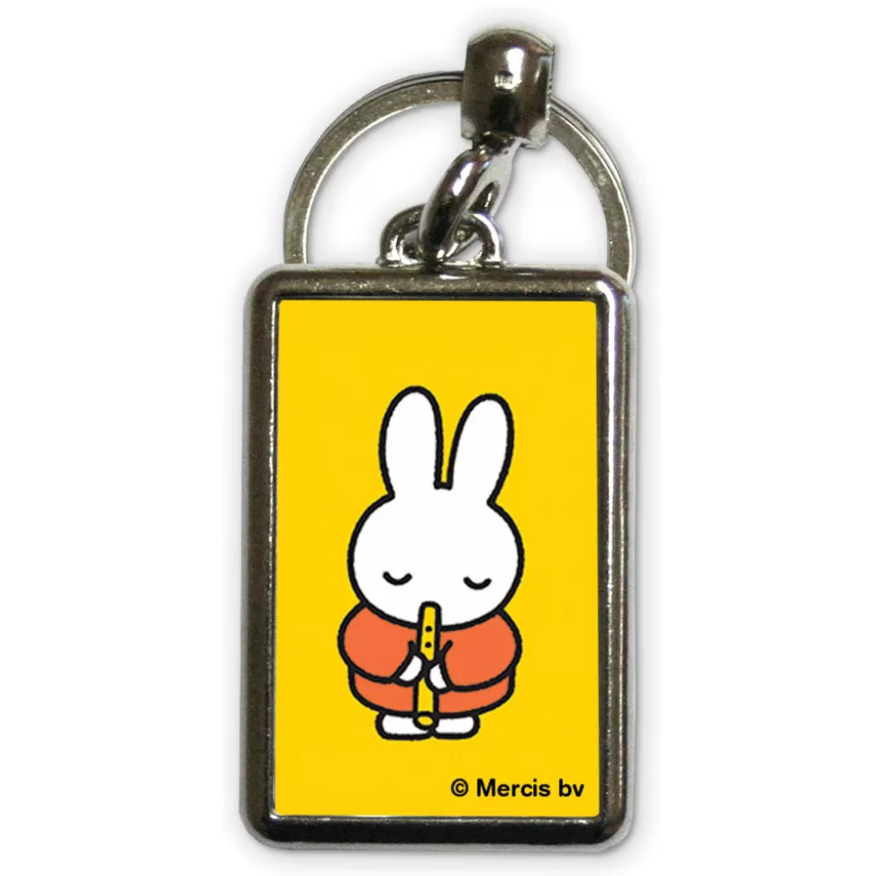 Store Miffy Playing The Recorder Metal Keyring