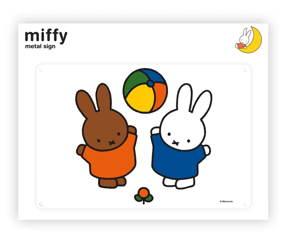 Clearance Miffy Playtime Metal Sign