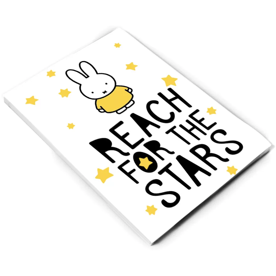 Shop Miffy Reach For The Stars A6 Notepad