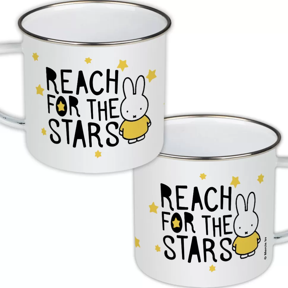 Best Miffy Reach For The Stars Enamel Mug