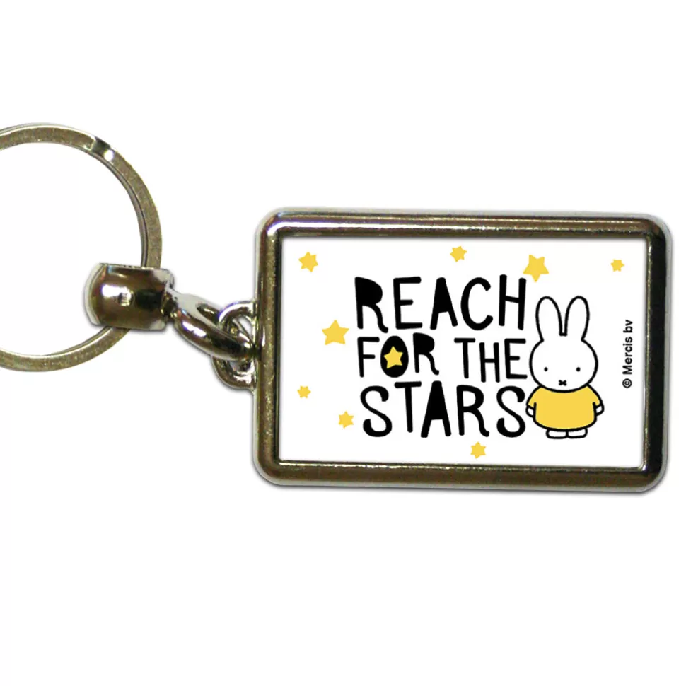 Cheap Miffy Reach For The Stars Metal Keyring