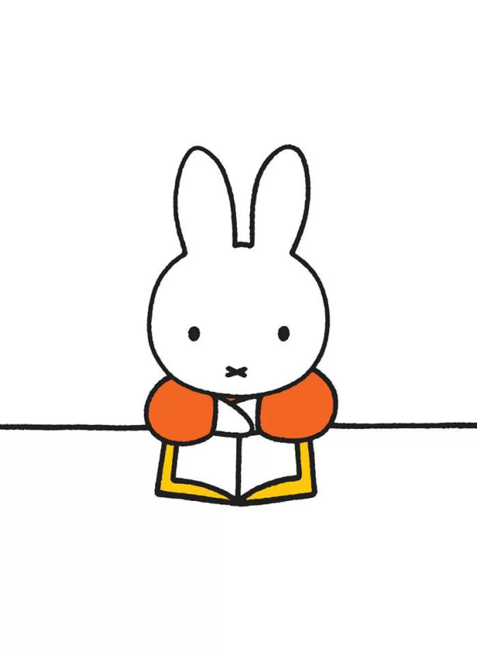 Clearance Miffy Reading A Book Mini Poster